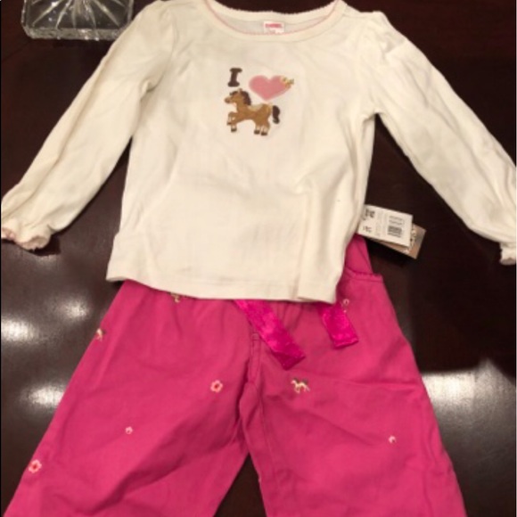 “ I ❤️ Horses” Set. Size 3T. Never worn. - Picture 2 of 5
